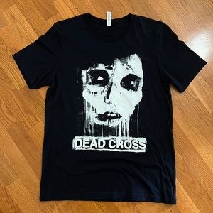***SOLD*** DEAD CROSS Face T-Shirt (Black) L